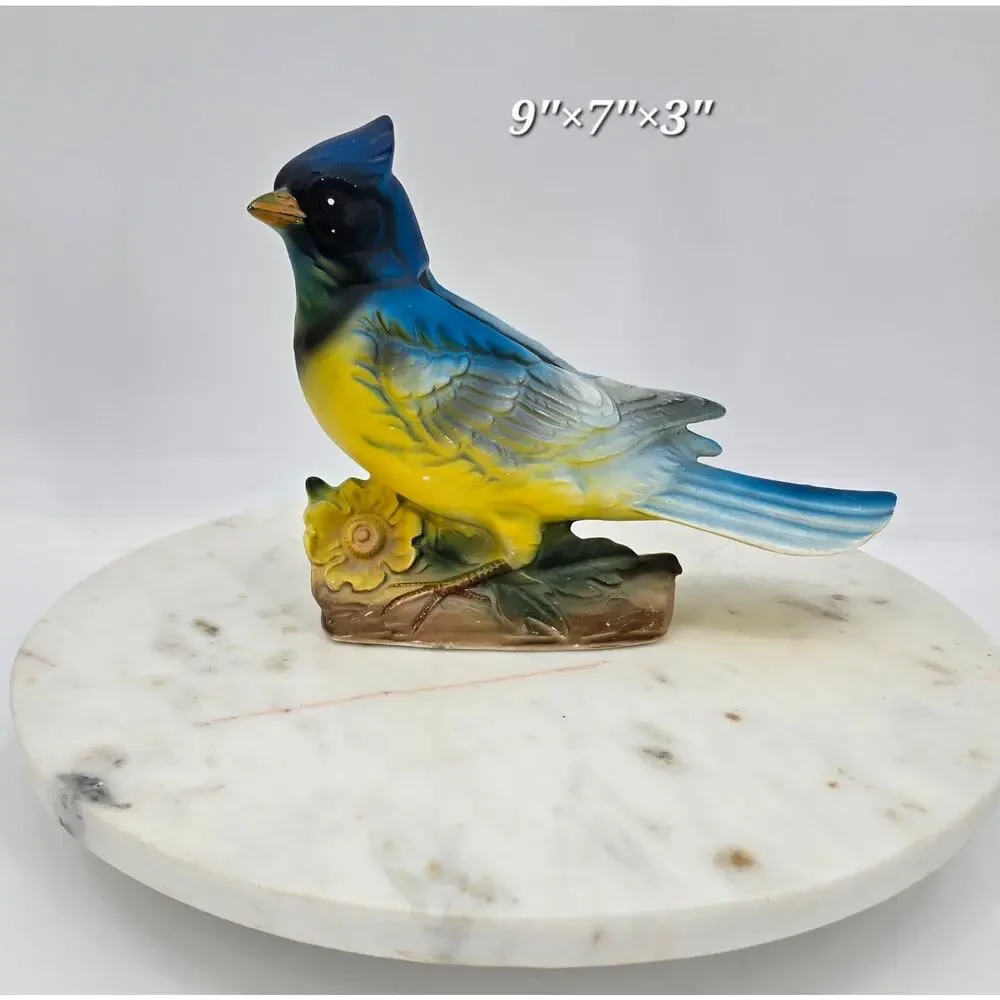 Vintage Lefton Blue Jay Ceramic Planter –‎ 9
